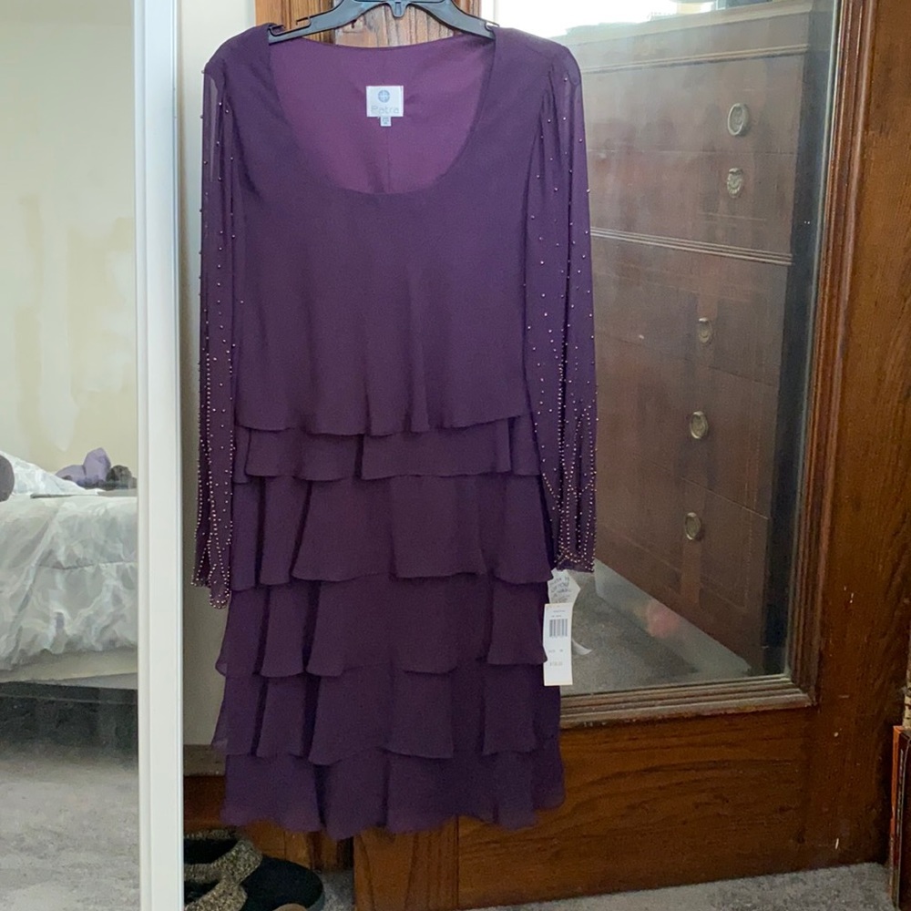 Lilac dress layered bead arms purchase for wedding